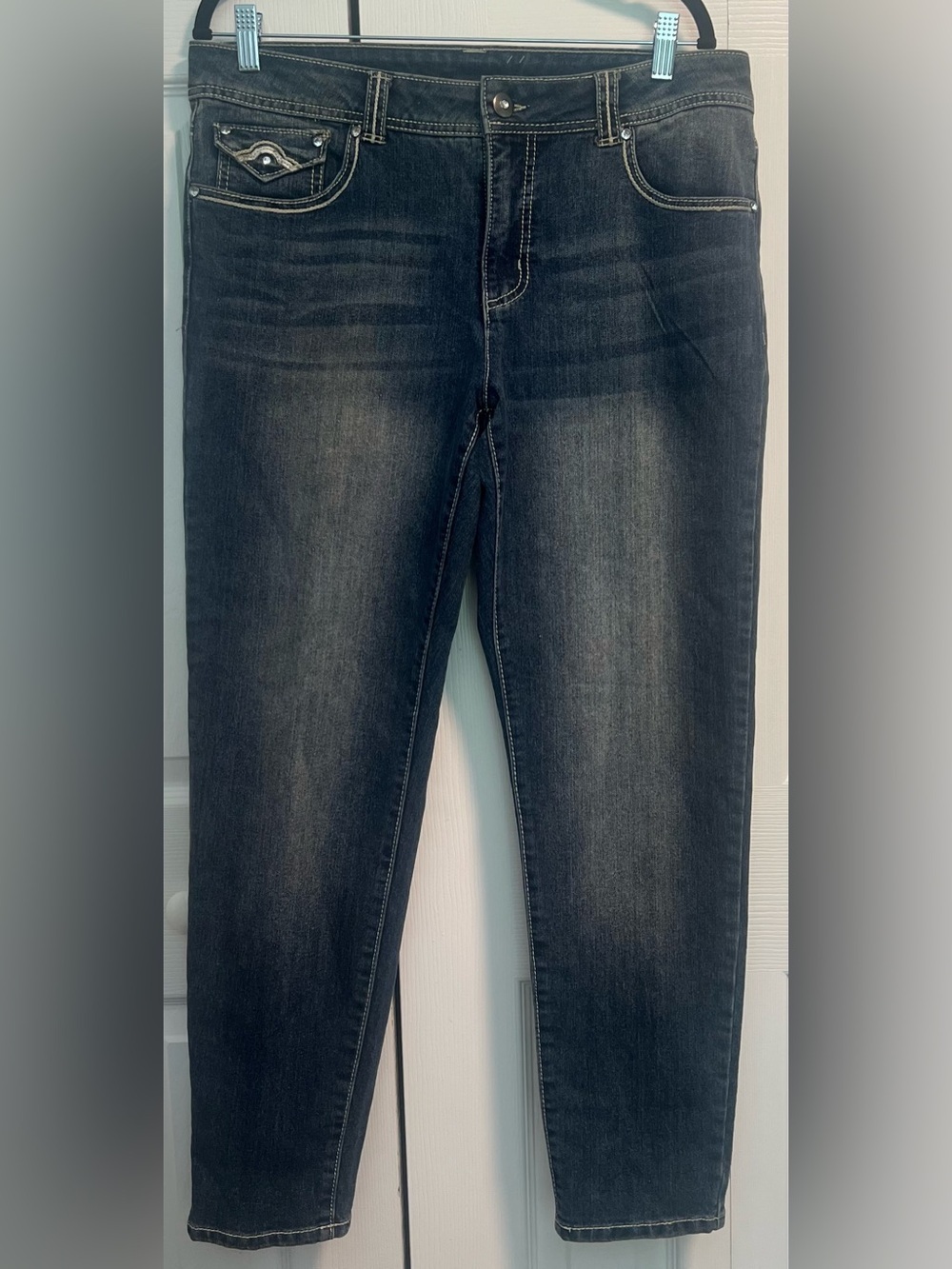 Faded Glory Slim Fit Dark Blue Skinny Jeans